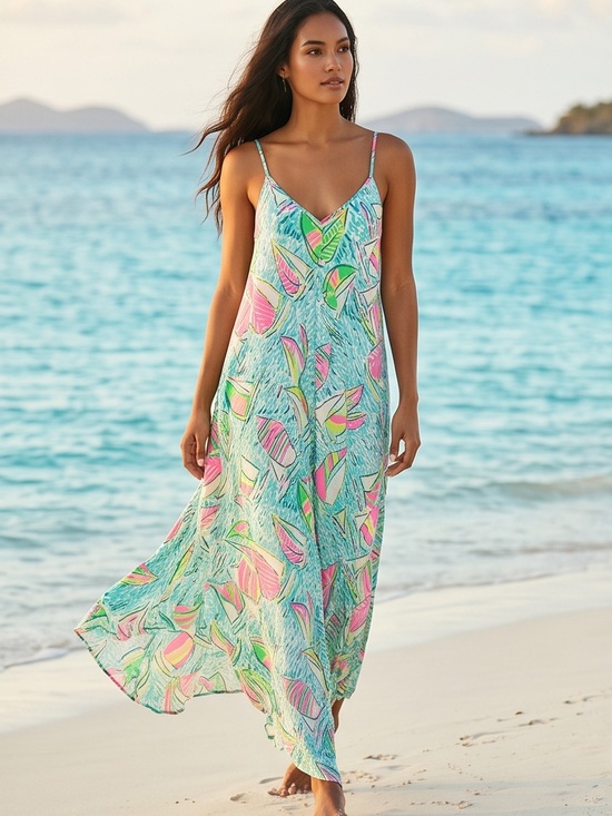 Lilly Pulitzer Dresses & Skirts - Lilly Pulitzer ‘U Gotta Regatta’ Pop Up Rylan Silk Maxi Dress Size small